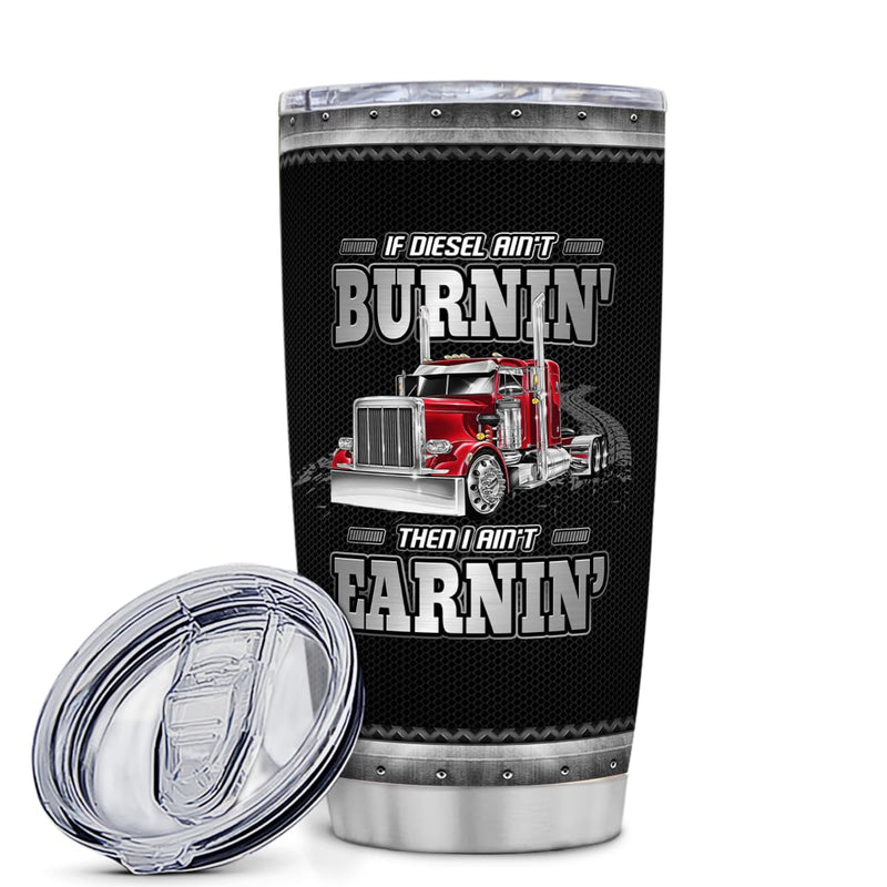 wowcugi Truck Driver Gifts Trucker Tumbler 20oz Stainless Steel Insulated Tumblers Coffee Travel Mug with Lid Truckers Gifts For Men Trucker Dad Gift For Birthday Fathers Day Christmas