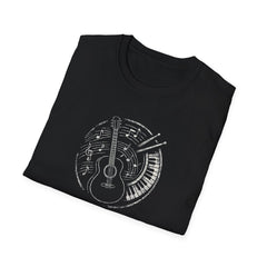 Musical Guitar Emblem T-Shirt