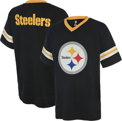 NFL Infant 12-24 Months Official Primary Logo Game Day Team Jersey (US Age 18 Months Pittsburgh Steelers - Black)