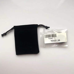 8mm Width Vacuum Plating Golden Edge Black Matte Surface Men's Tungsten Ring USA Size 7-15