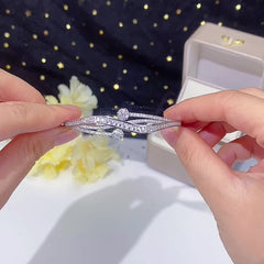 Stylish and Hot-Selling Women's Versatile Zirconia Bracelet