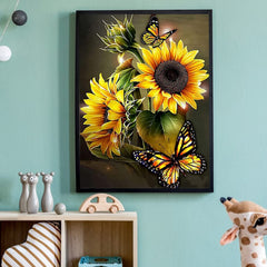 5D Full Diamond Painting - Sunflower for Living Room