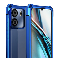 Ailiber for BLU View 5 Case, BLU View5 B160V Clear Phone Case, Transparent [Anti Yellowing], with [Screen Protector], Dual Layer Shockproof Bumper, Silicone Cell Phone Case-Gold