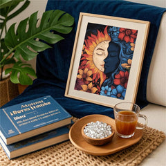 GQYCZZ Gothic Diamond Art Kits for Adults-THE Bitch Tarot Diamond Painting Kits for Adults Beginners, 5D DIY Full Drill Round Rhinestone Gem Art Crafts Paintings for Home Wall Decor 12"x16"