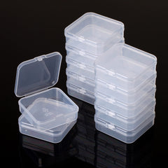 Mr. Pen- Bead Storage Containers, 28 Grids, 2 Pack, Clear White, 160pcs Label Stickers, Transparent, Small Bead Organizer Box, Diamond Art, Diamond Painting Organizer