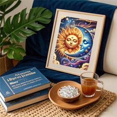 GQYCZZ Gothic Diamond Art Kits for Adults-THE Bitch Tarot Diamond Painting Kits for Adults Beginners, 5D DIY Full Drill Round Rhinestone Gem Art Crafts Paintings for Home Wall Decor 12"x16"