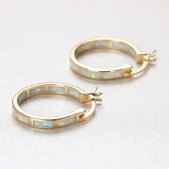 A Pair of Geometric Hoop Earrings That Are Stylish, Versatile, And Exaggerated for Women