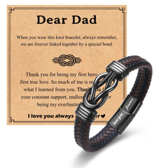 Leyung Dad Gifts for Fathers Day Christmas Birthday Valentines Day for Dad from Daughter Son Best Dad Ever Bracelet Jewelry Presents Stocking Stuffers for Men