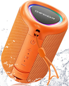 Portable Bluetooth Speaker Beach Essentials: Powerful Crystal Clear Sound/Dynamic Light/IPX5 Waterproof/All Day Playtime/Wireless BT 5.3/TWS Paring, Mom Gifts, Outdoor|Travel|Camping|Pool Accessories