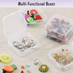 Mr. Pen- Bead Storage Containers, 28 Grids, 2 Pack, Clear White, 160pcs Label Stickers, Transparent, Small Bead Organizer Box, Diamond Art, Diamond Painting Organizer