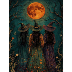 GQYCZZ Gothic Diamond Art Kits for Adults-THE Bitch Tarot Diamond Painting Kits for Adults Beginners, 5D DIY Full Drill Round Rhinestone Gem Art Crafts Paintings for Home Wall Decor 12"x16"