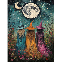 GQYCZZ Gothic Diamond Art Kits for Adults-THE Bitch Tarot Diamond Painting Kits for Adults Beginners, 5D DIY Full Drill Round Rhinestone Gem Art Crafts Paintings for Home Wall Decor 12"x16"