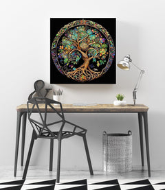 KINPLUB Moonlight Beach Diamond Painting Kits for Adults, 5D Seaside Moon Diamond Art Kits for Beginners, DIY Full Drill Paint with Diamond, Home Wall Decor 12 x 16 Inch