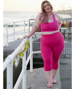 Plus Size High-Waist Capri Leggings — 3-Pack (XL–4X)