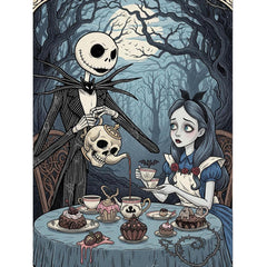 GQYCZZ Gothic Diamond Art Kits for Adults-THE Bitch Tarot Diamond Painting Kits for Adults Beginners, 5D DIY Full Drill Round Rhinestone Gem Art Crafts Paintings for Home Wall Decor 12"x16"