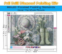 KINPLUB Moonlight Beach Diamond Painting Kits for Adults, 5D Seaside Moon Diamond Art Kits for Beginners, DIY Full Drill Paint with Diamond, Home Wall Decor 12 x 16 Inch