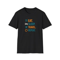 Eat Sleep Travel Repeat T-Shirt