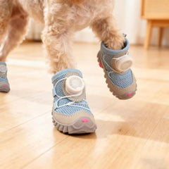 Dog Shoes Anti-Slip Breathable Waterproof Booties Dog Boots for Winter for Winter Snow Rain Hot Pavement Running Small Breed