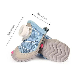 Dog Shoes Anti-Slip Breathable Waterproof Booties Dog Boots for Winter for Winter Snow Rain Hot Pavement Running Small Breed