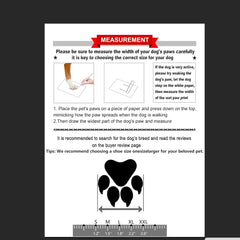 Dog Shoes for Large Dogs, Medium Dog Boots & Paw Protectors for Winter Snowy Day, Summer Hot Pavement, Water-Resistant in Rainy