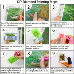 Diamond Art Painting Kits Embroidery Full Crystal Mosaic 5D Diy Diamond Paintings Kits New 2025 Accessories 30x40 cm Wall Art
