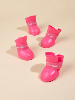 Dog Shoes for Large Dogs, Medium Dog Boots & Paw Protectors for Winter Snowy Day, Summer Hot Pavement, Water-Resistant in Rainy