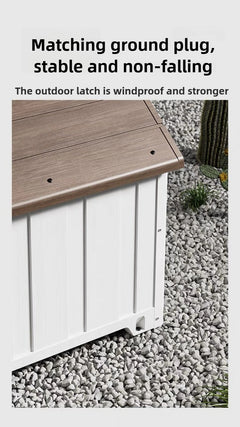 Dog House Outdoor Dogs Kennel Waterproof and Sun-proof Dogs Cage Solid and Firm Dog Accessories Moisture-proof Pet Supplies