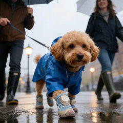 Dog Shoes Anti-Slip Breathable Waterproof Booties Dog Boots for Winter for Winter Snow Rain Hot Pavement Running Small Breed