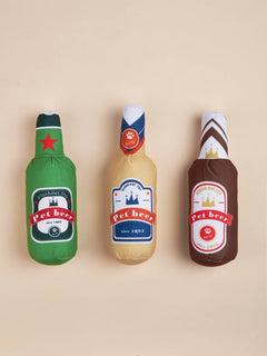 Dog Toy Series with Realistic Wine Bottle Design, Includes Crinkle Paper and Squeaker, Makes Sounds, in Stock, Chew-Resistant Toy That Won'T Be Chewed to Pieces