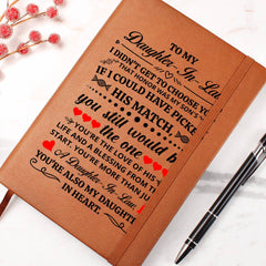 To My Daughter-in-Law Honor – Leather Journal