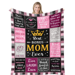 Bonus Mom – Jersey Fleece Blanket