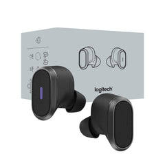Logitech Zone True Wireless Bluetooth Noise Canceling Earbuds with Microphone Hybrid ANC Transparency Mode Certified for Microsoft Teams Zoom Google Meet Google Voice - Graphite