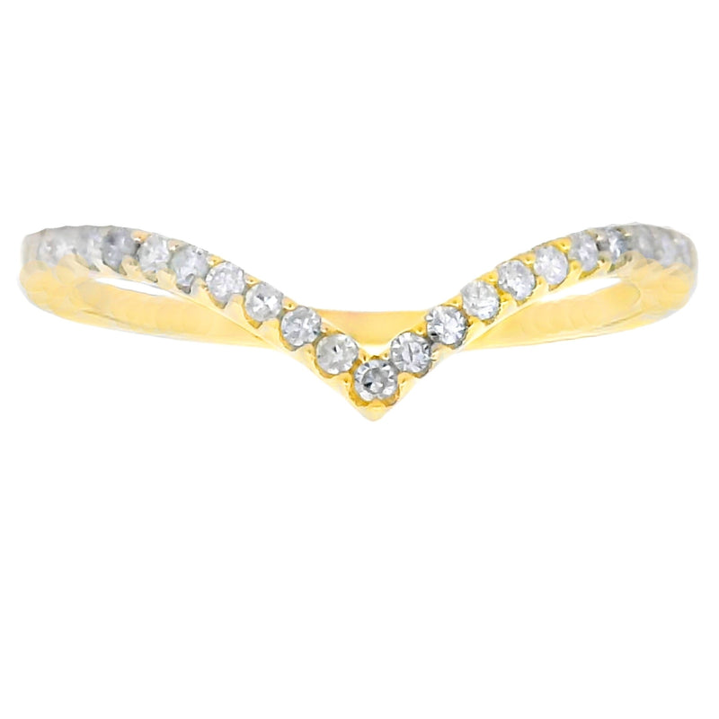 .14ct Diamond Fashion band rings 14KT Yellow Gold